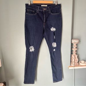 Levis 311 shaping skinny jeans sz 30x28